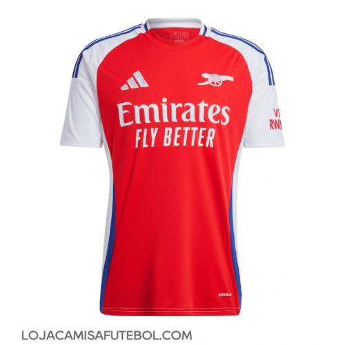 Camisa de Futebol Arsenal Equipamento Principal 2024-25 Manga Curta